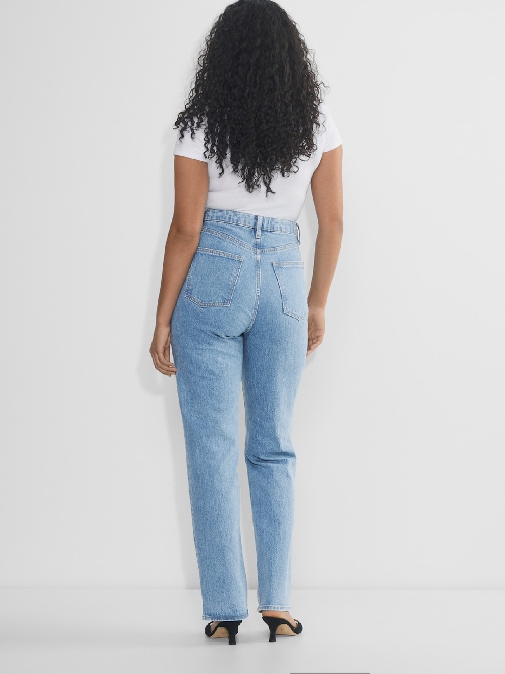 Denim Forum Rowan Curve-Fit Super High-Rise Straight Jean - Picture 2 of 5